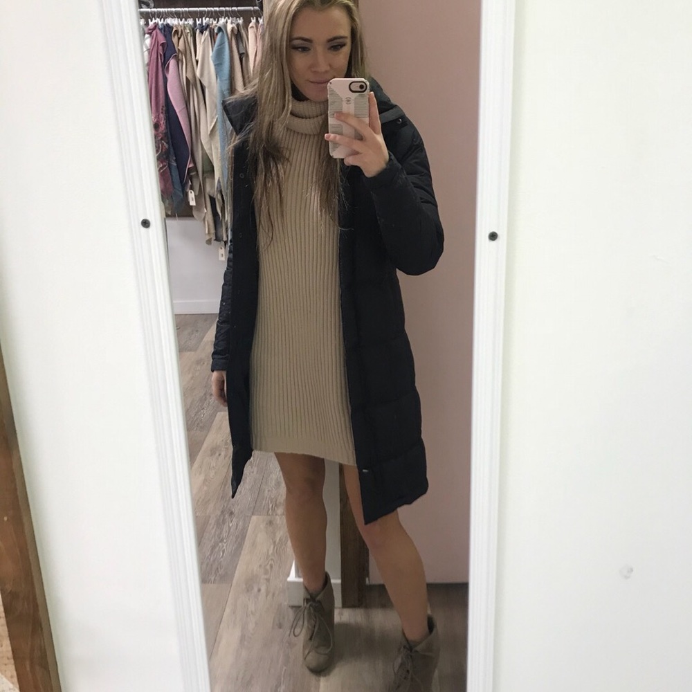 Blush sweater dress